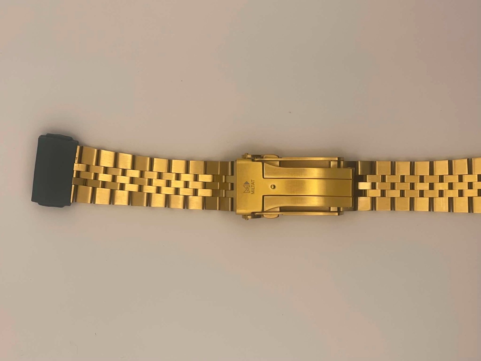 STRAPCODE Super-J Louis 22mm Gold Jubilee Bracelet for Seiko Turtle SRPC44 — New