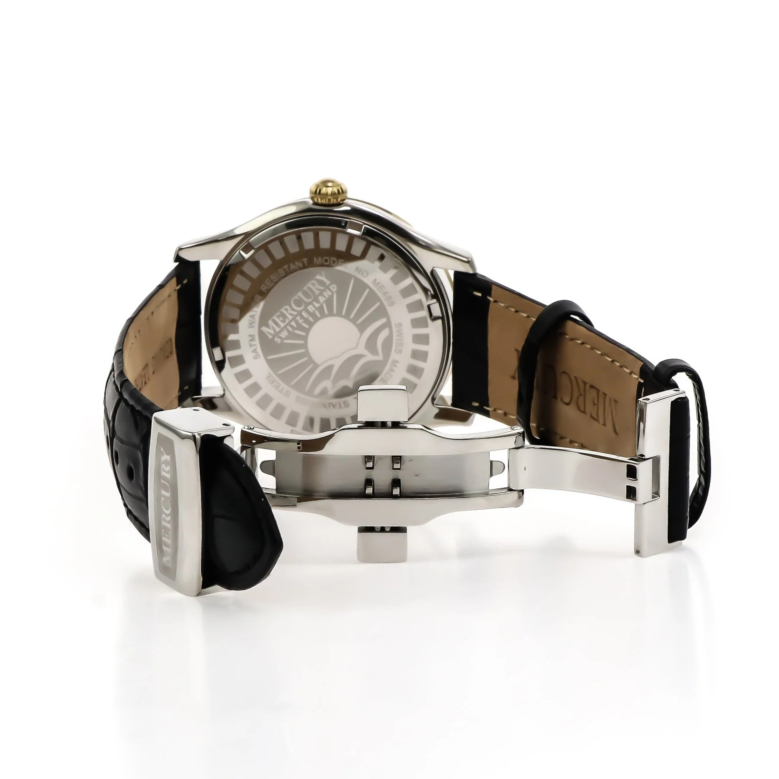 Mercury – Swiss Watch – ME455-SGL-1 Quartz 45 mm ME455 50m (5 ATM, 169 ft)