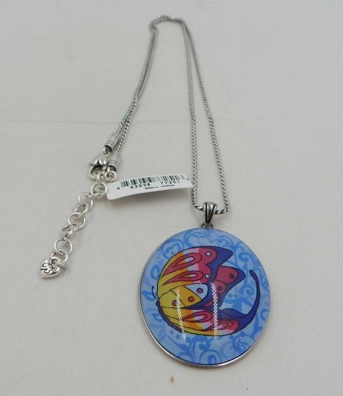 Brighton FREE SPIRIT Butterfly Necklace JN6622 NWT