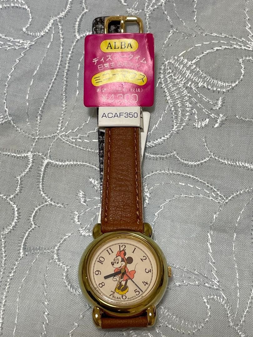 [Deadstock] SEIKO ALBA Minnie Mouse Quartz Women’s Watch
