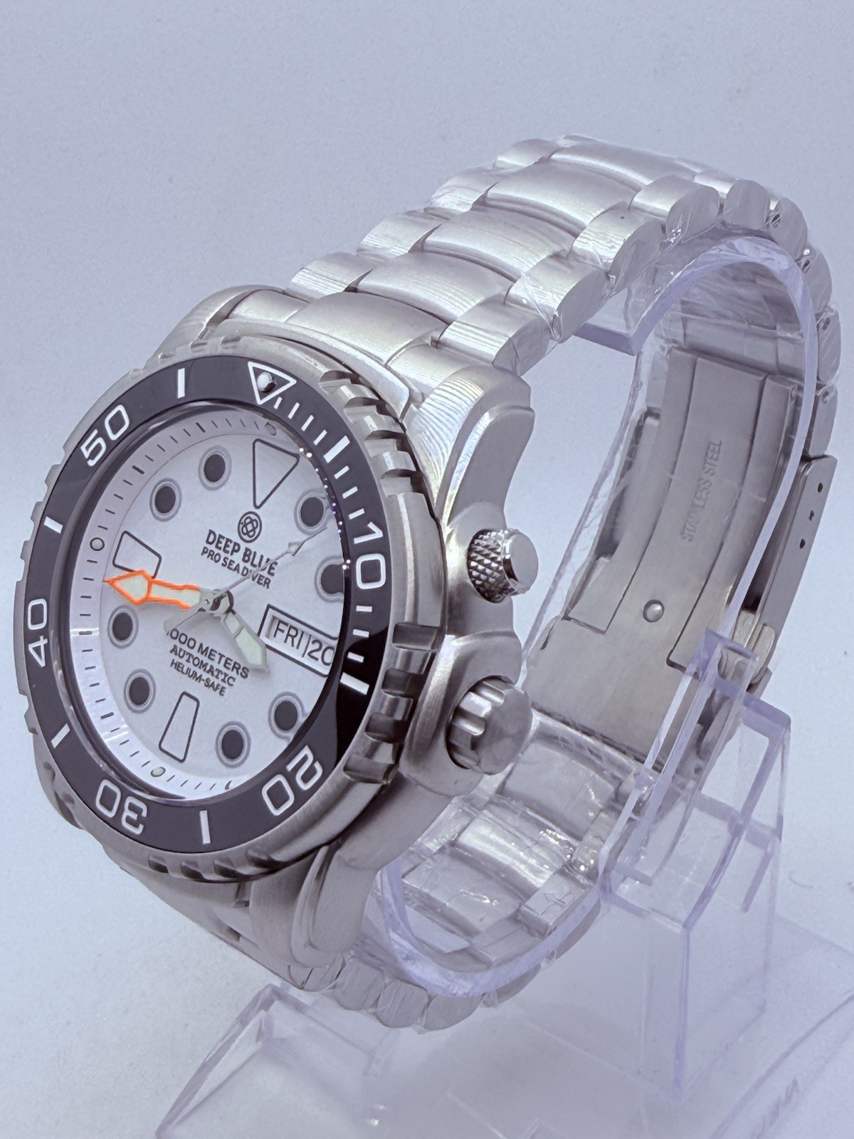 Deep Blue PRO SEA DIVER 1000M AUTO DIVE WATCH-BLUE FULL LUME DIAL/NEW‼️