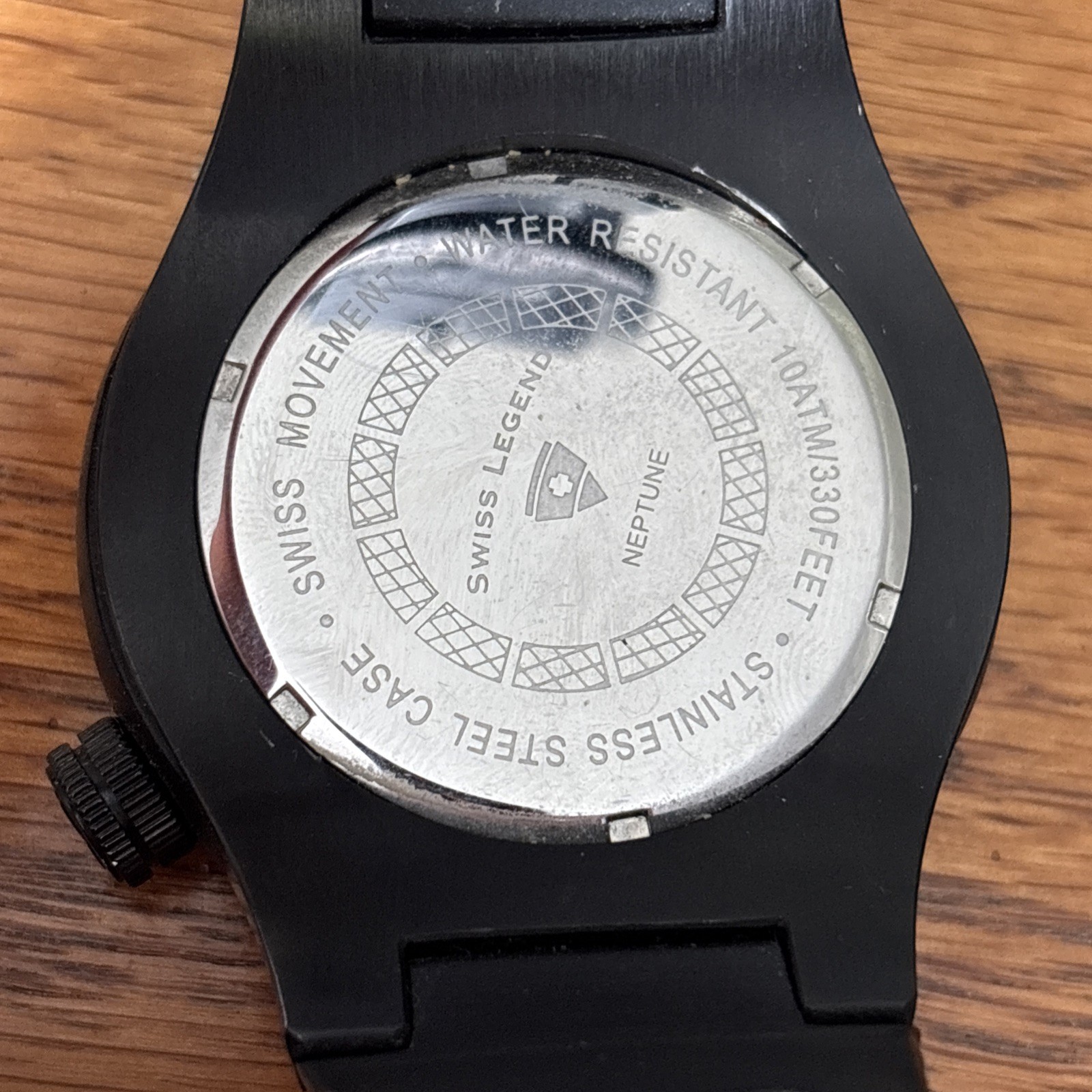 Swiss Legend Neptune Men’s Watch Black *needs new battery