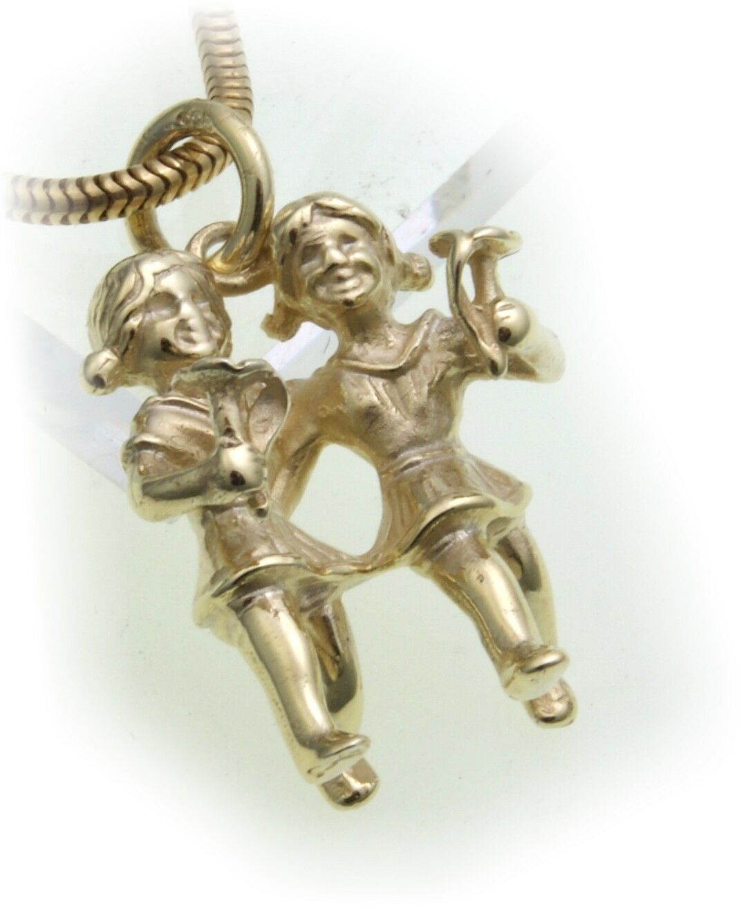 Pendant Zodiac Gemini Real Gold 333 Solid 8kt Zodiac Sign