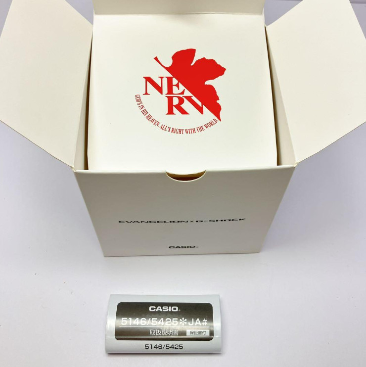 Neon Genesis Evangelion & Casio G-Shock Collaborated New Watch GA-110EVA30-7AJR