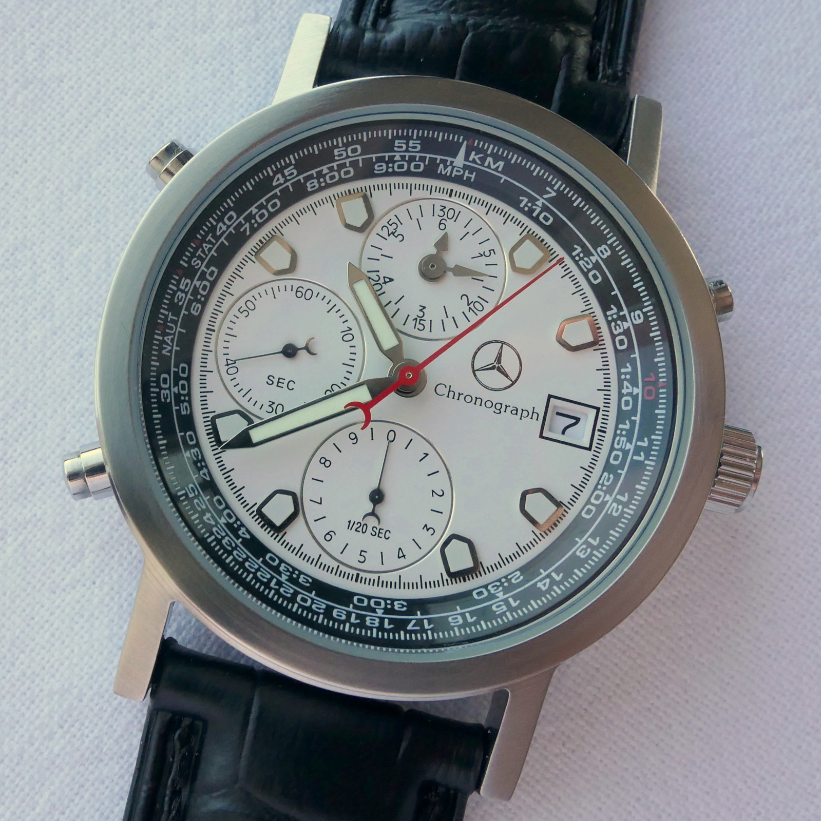 Mercedes Benz Classic Car Accessory Driver Made in Germany Watch Chronograph