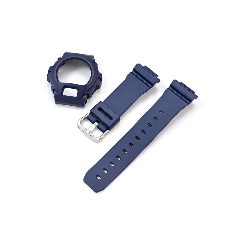 Case + Strap for Casio DW-6900/6600/6930 TPU Resin Watch Band Bracelet Shell