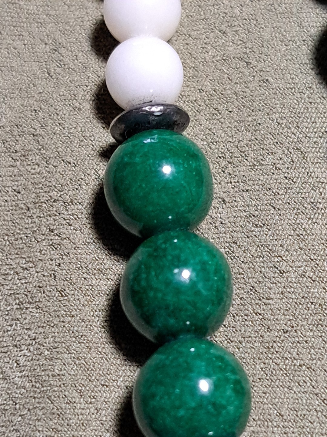 Vintage Mid 20th Century Gemstone 32″ Necklace