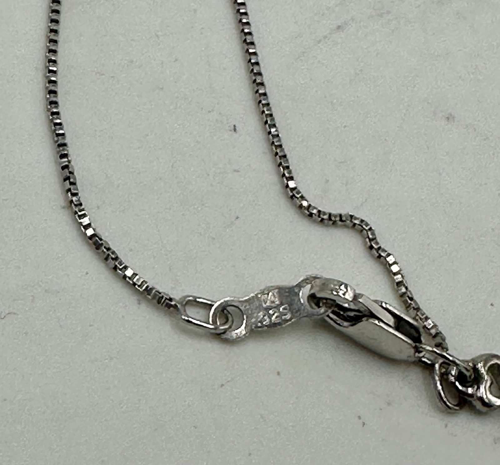 Jane Seymour Open Hearts Paw Print Black Diamond 925 Sterling Silver Necklace