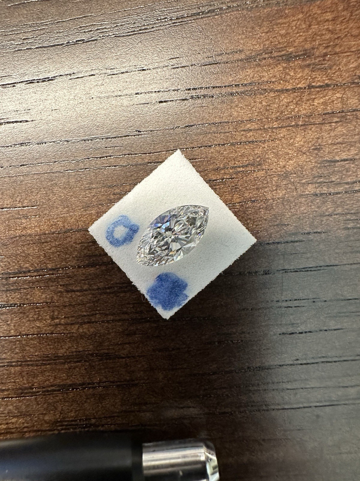 Lab Diamond 1.93 Carat Marquise VVS2 Color E IGI Certified