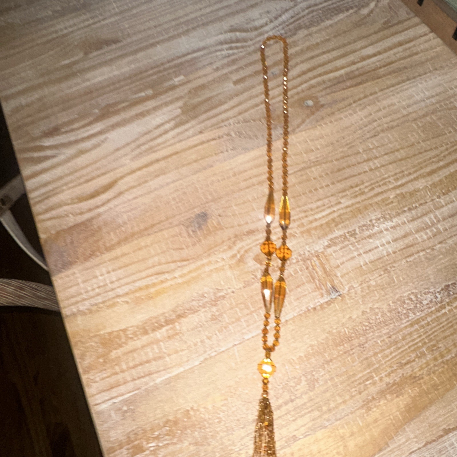 Vintage Art Deco Flapper Tassel Sautoir Necklace