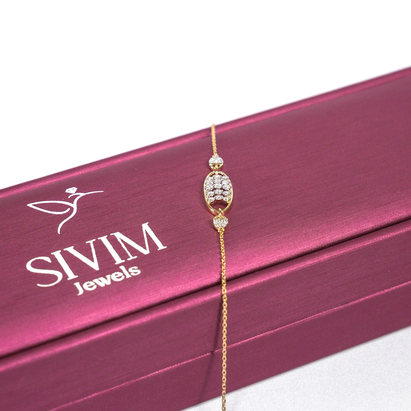 18 KARAT DIAMOND BRACELET | NATURAL DIAMOND | LIGHTWEIGHT | IGI CERTIFIED