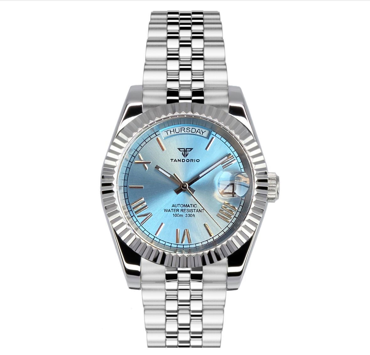 Tandorio 36mm/39mm Sapphire Glass Sunburst Dial 20ATM Japan NH36 Auto Men Watch