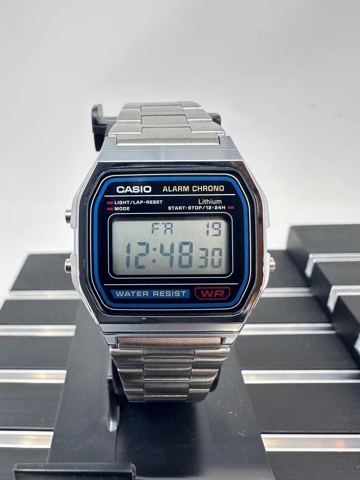 Casio Men’s A158WA-1 Vintage Digital Classic Retro Watch E1(D302T)