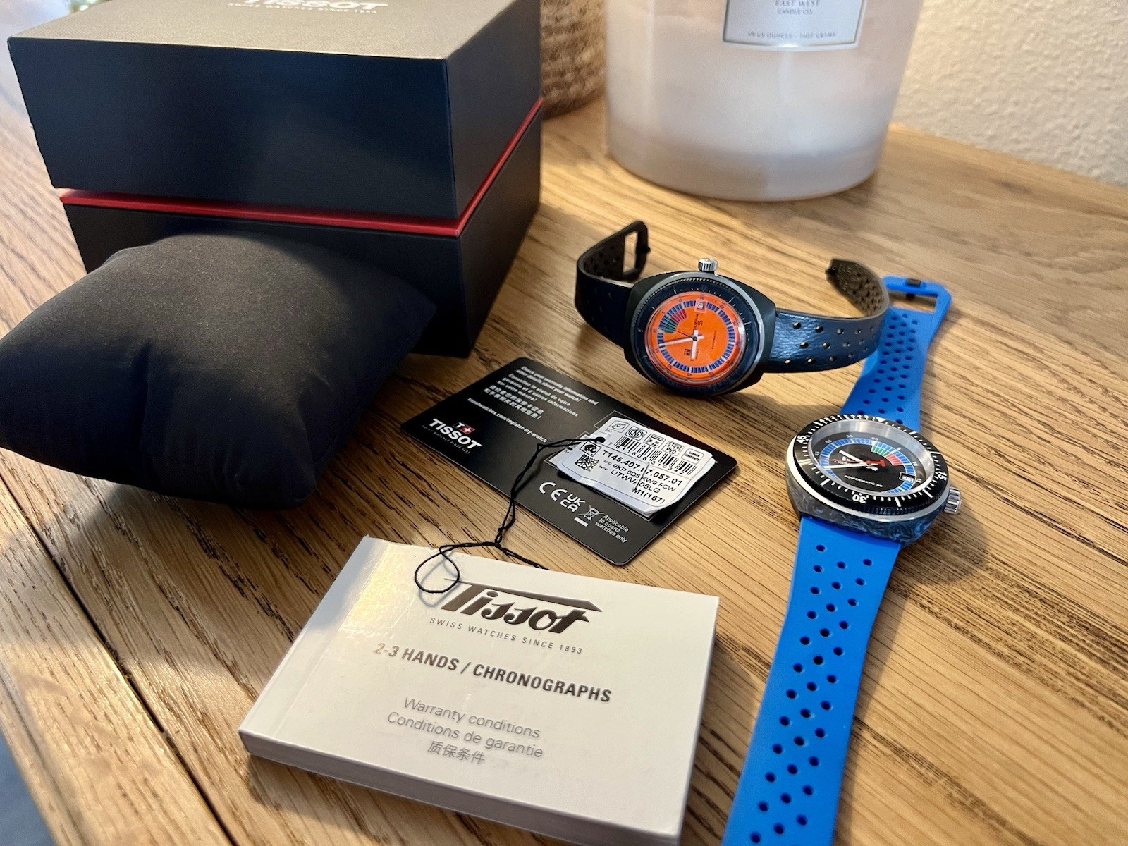 Tissot Sideral S Pair Modern & Vintage