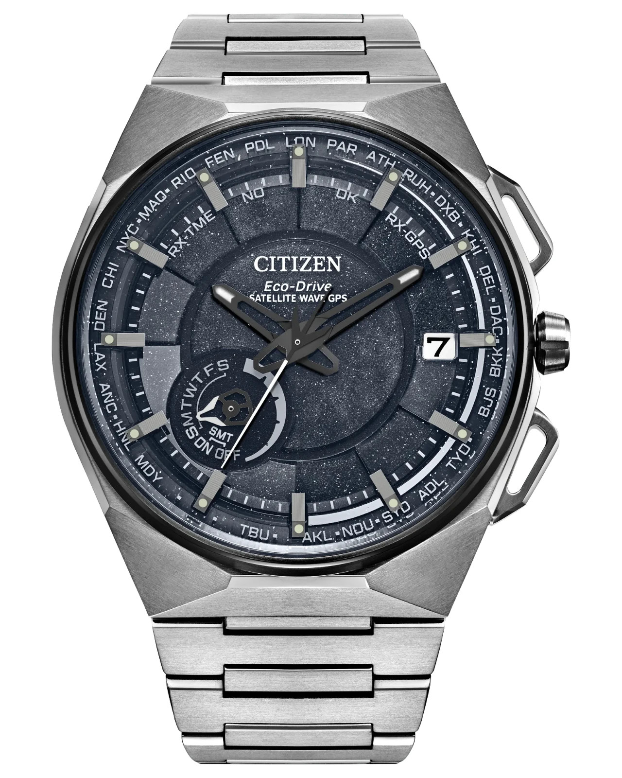 NEW Citizen Eco-Drive SATELLITE WAVE X SUPER TITANIUM Men’s Watch CC3097-52E