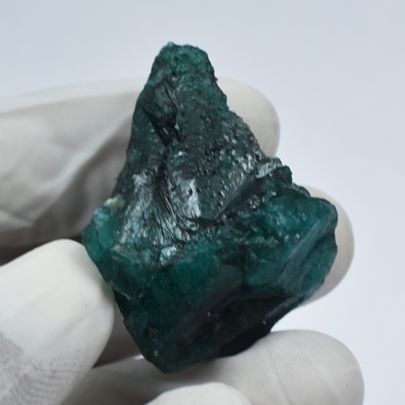 39 Ct Natural Rough Uncut Earth Mined Green Emerald Loose CERTIFIED Gemstone