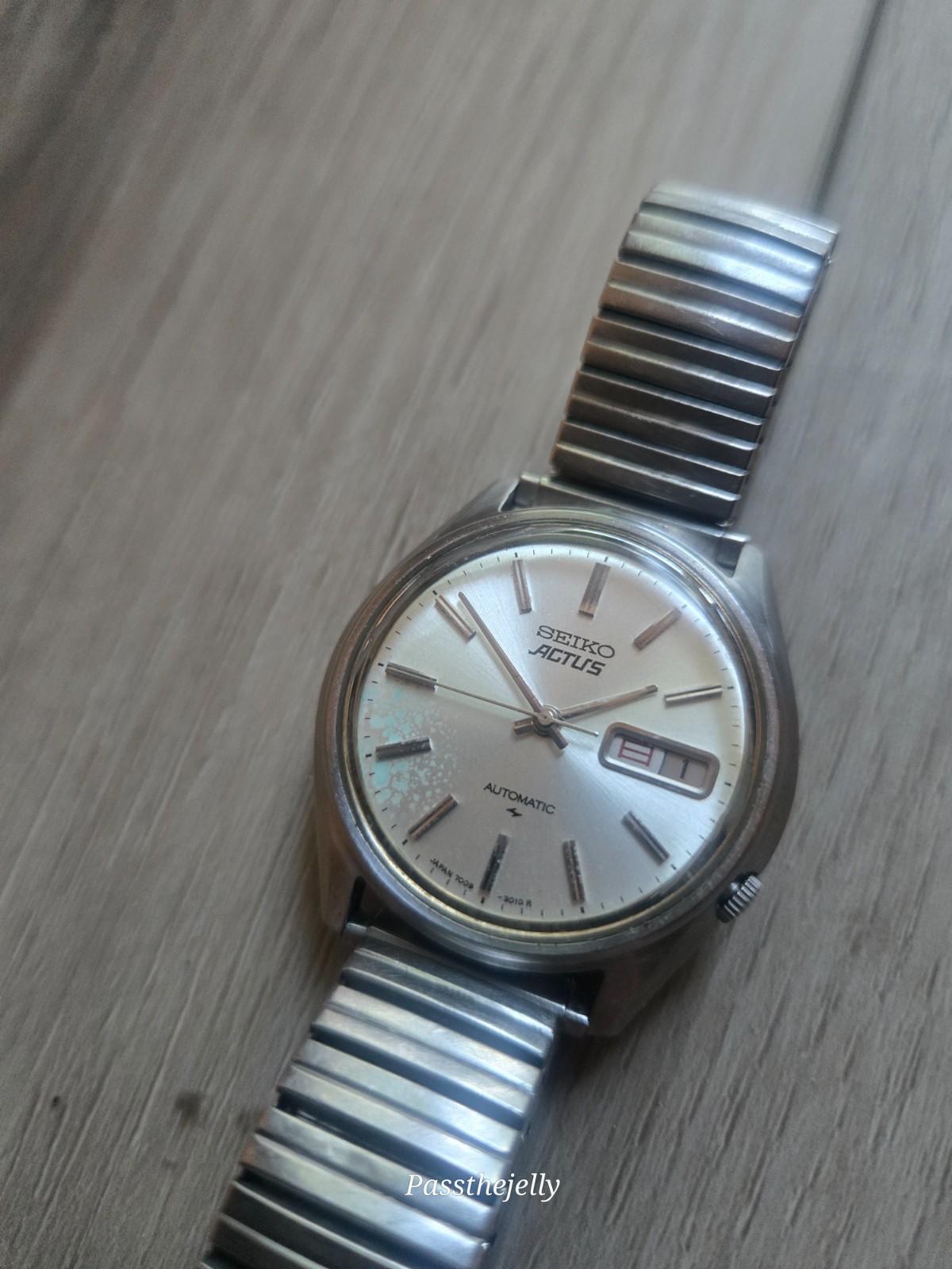 Vintage Seiko Actus 7009-3010 Automatic Day Date JDM Japan Mens Watch