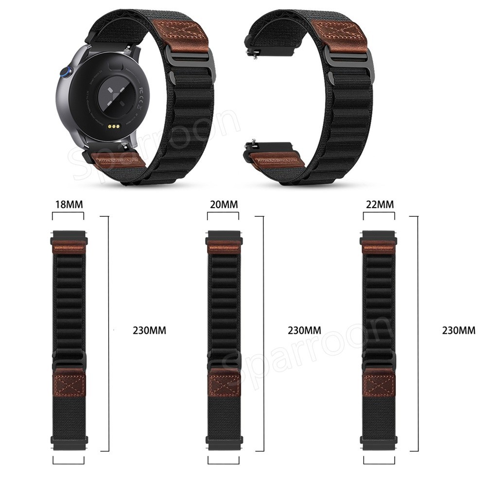 For Garmin Venu 2S 3S/Vivoactive 4S/Vivomove 3S 18mm Watch Band Strap Bracelet