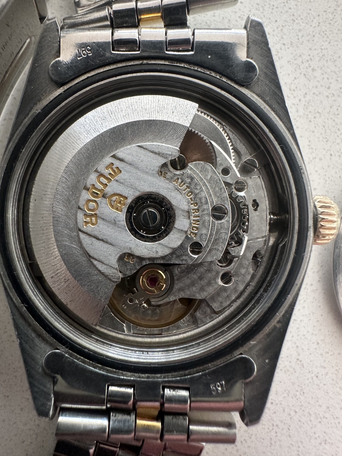 Tudor Prince Oysterdate 74033 Champagne Linen Dial Two-Tone Automatic