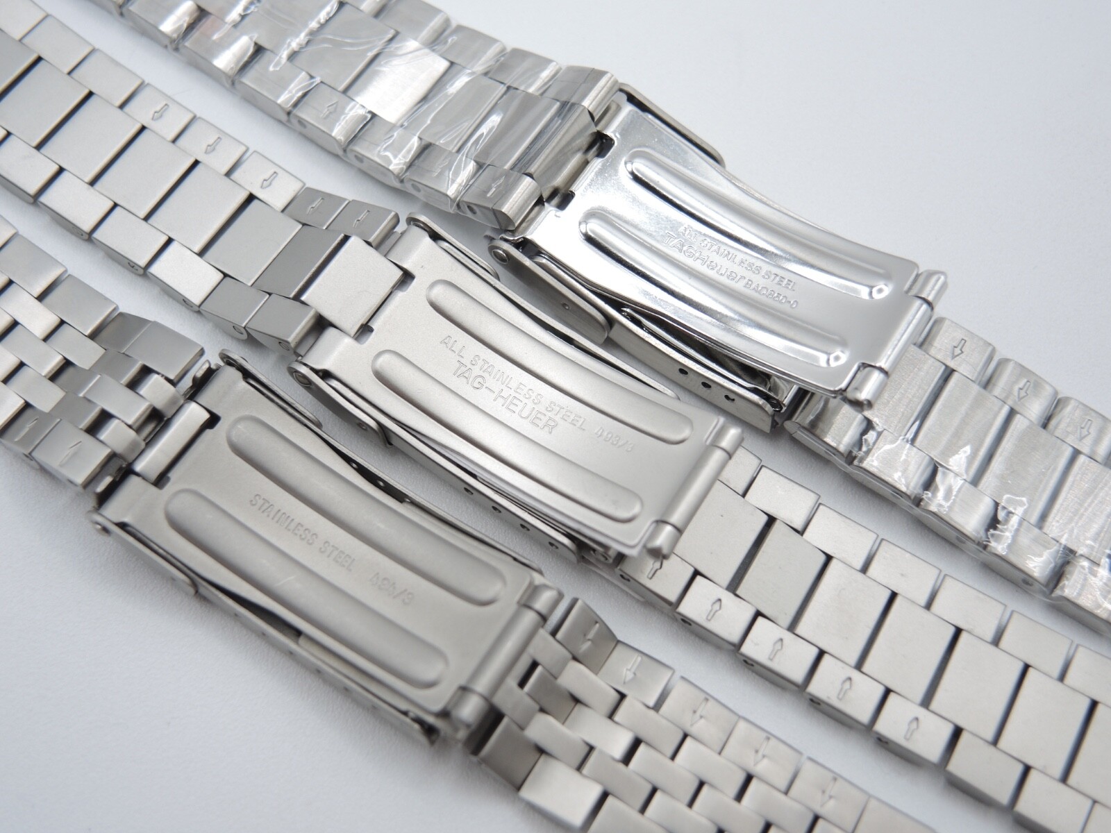 3PCS. TAG HEUER FORMULA 1 BRACELETS WITH TWO 18MM & 20MM LUG SIZE