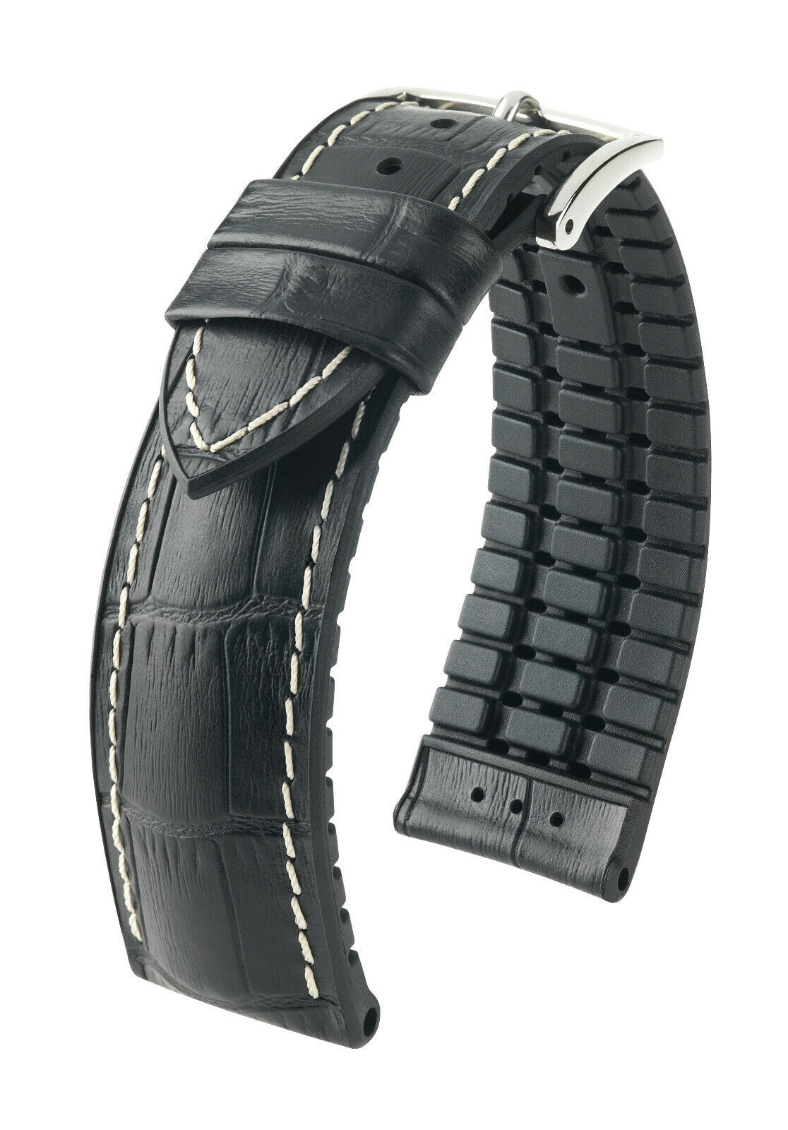 HIRSCH ALLIGATOR GRAIN EXCLUSIV GEORGE WATCH STRAP 20 mm, 22 mm, 24 mm us