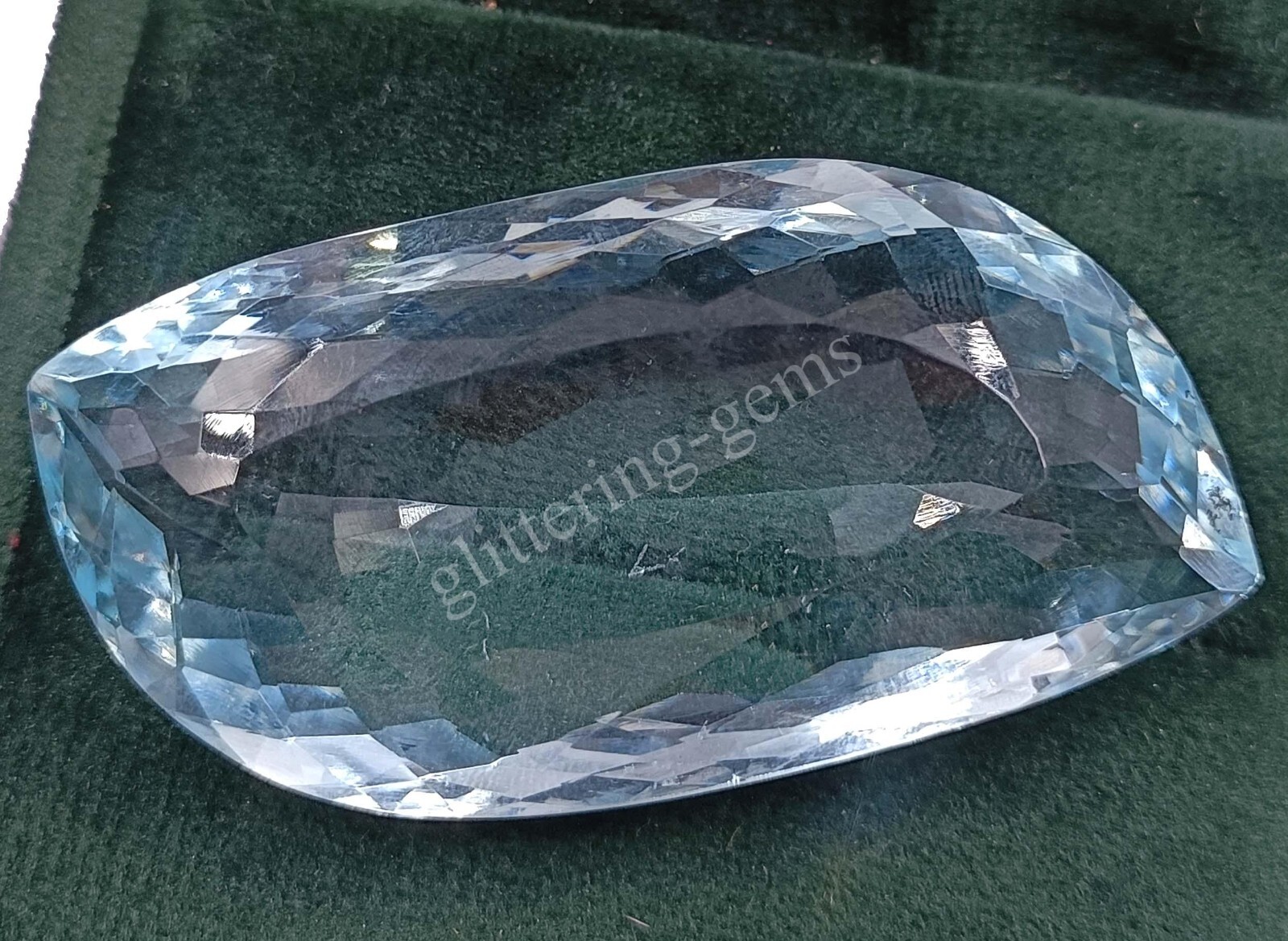 147.05 Ct Emerald Cut Sky Blue Aquamarine IGL Certified Loose Gemstone M25