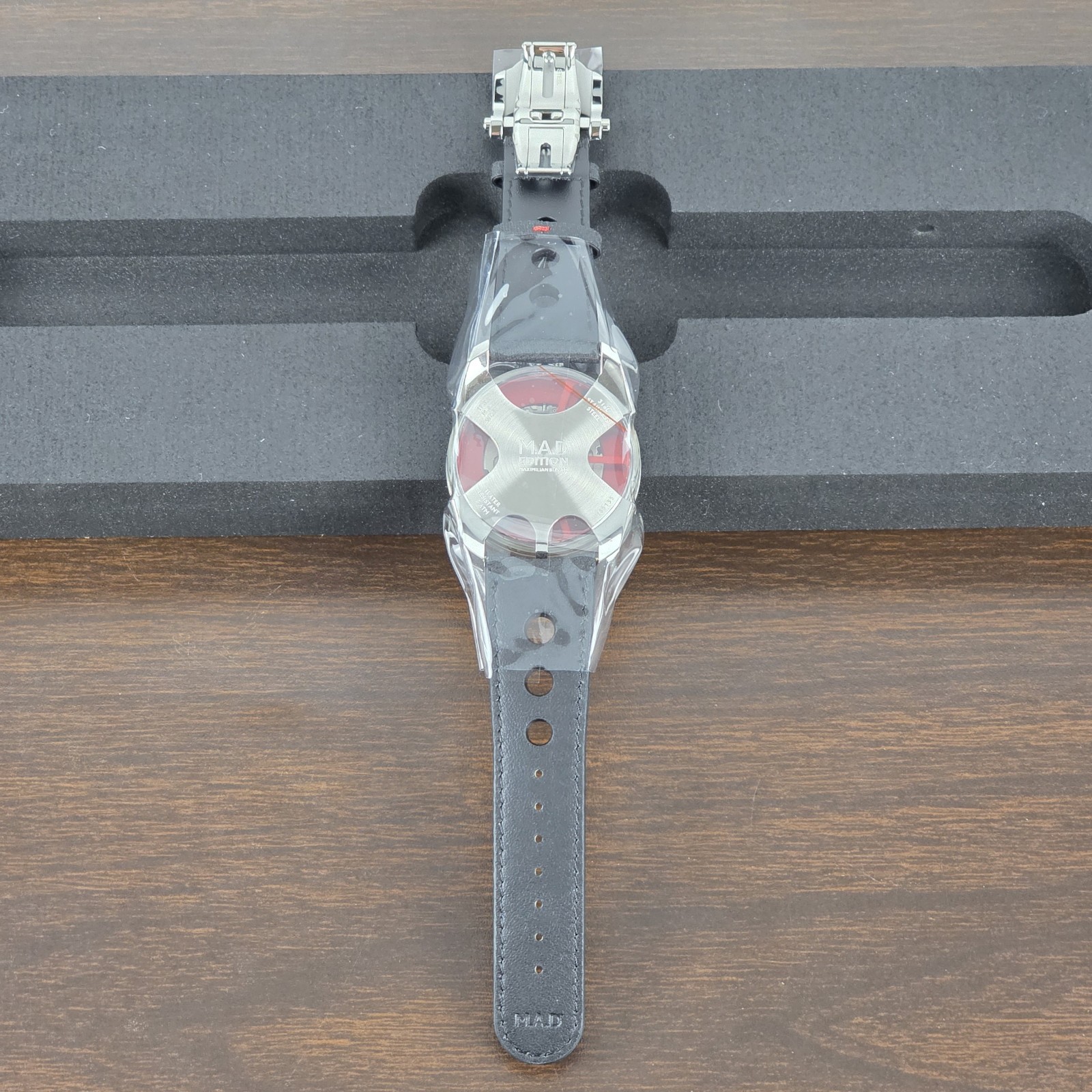 M.A.D. 1 RED Limited Edition MB&F MAD Gallery Watch – Medium Strap – NEW