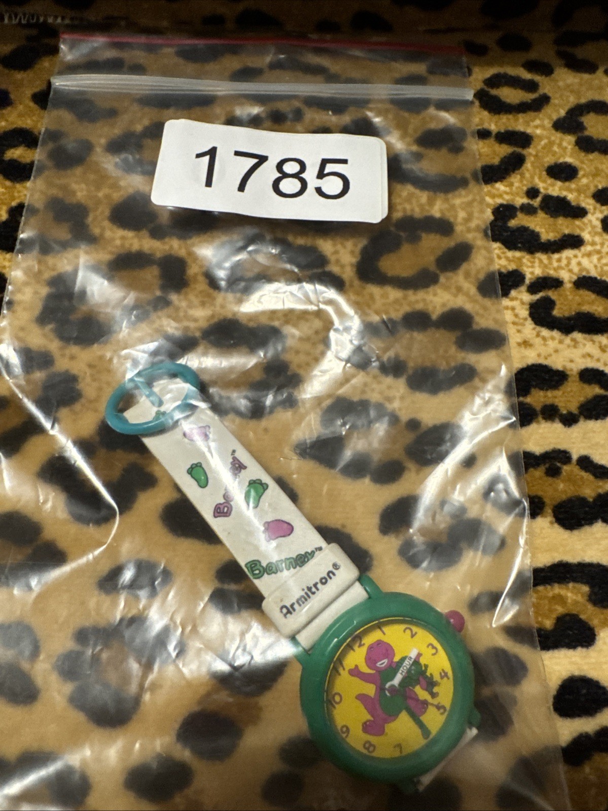 Vintage Amitron BARNEY Baby Bop 1993 Watch 1785