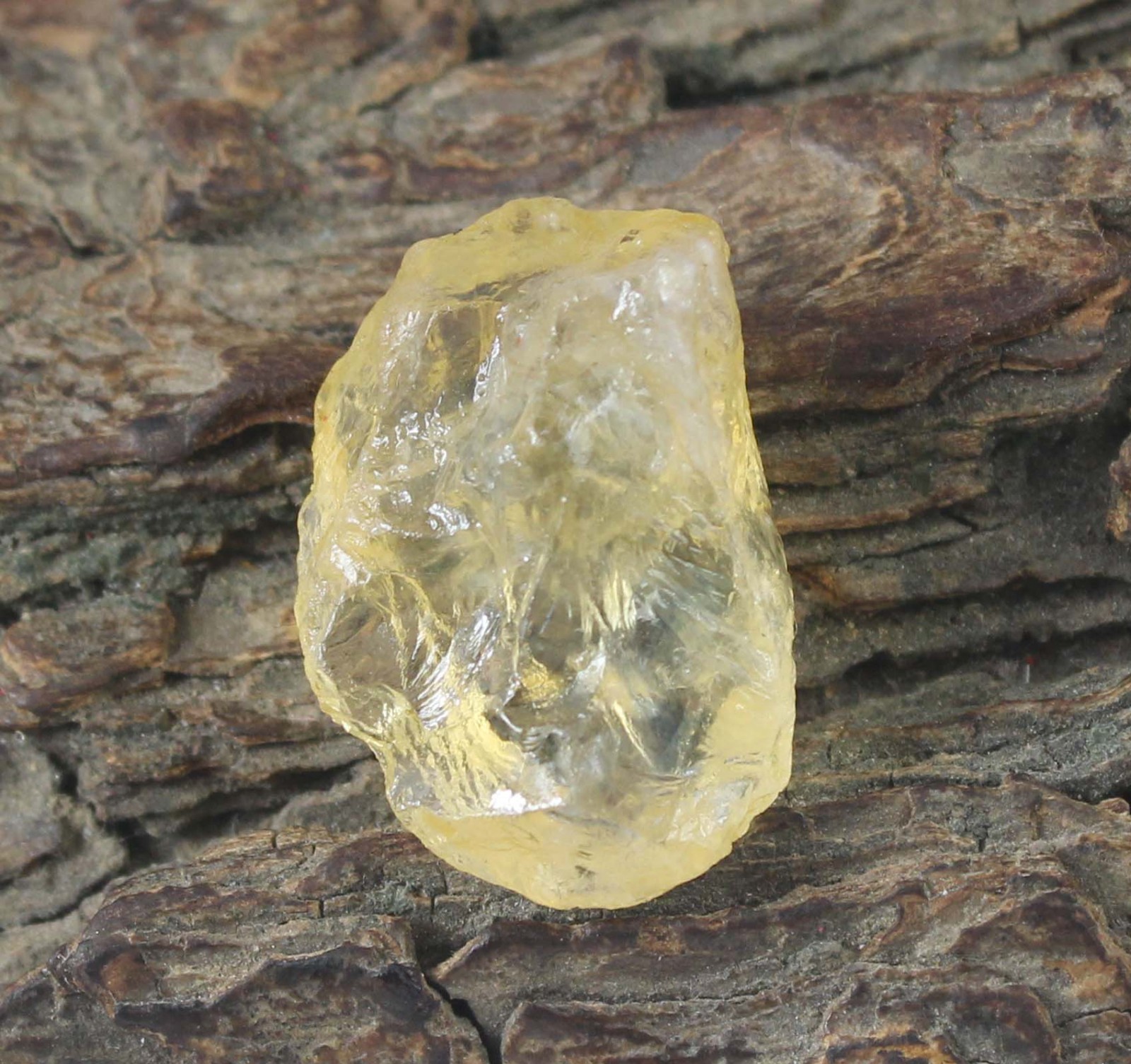 Yellow Grossular Garnet Certified 22.65 Ct Natural Gemstone Rough T37087
