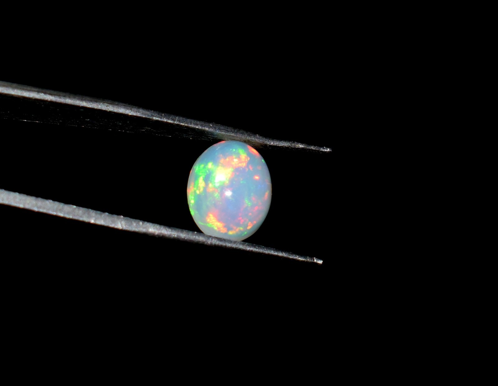 Naturel Ethiopian Welo Fire Opal Cabochon Loose Gemstone 8×10 mm