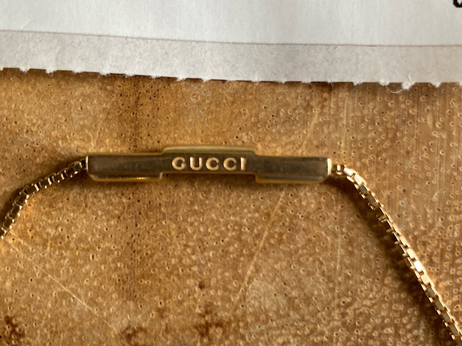 * GUCCI LINK TO LOVE 18K YELLOW GOLD BRACELET * SZ 16 * NICE! SALE !
