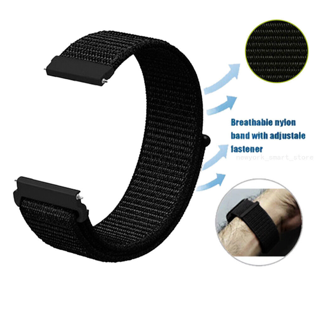 For Garmin Venu/Venu Sq / Sq Music / Venu 2 Plus Nylon Watch Wrist Band Strap US