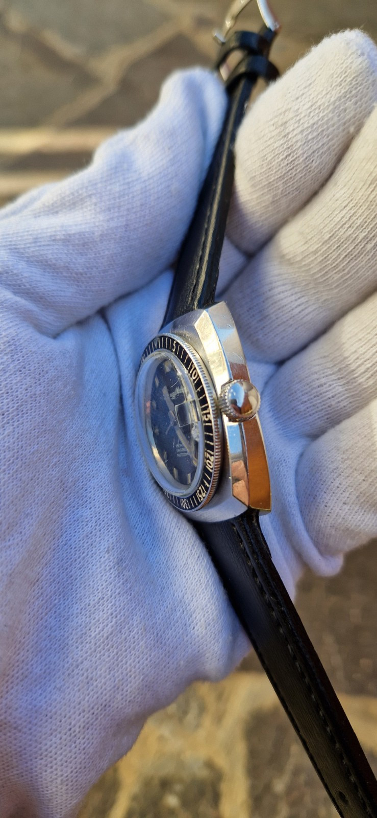 Jungfrau Sub 1968 Bachelor Automatic Eta Steel Tested 150M Rare True Diver