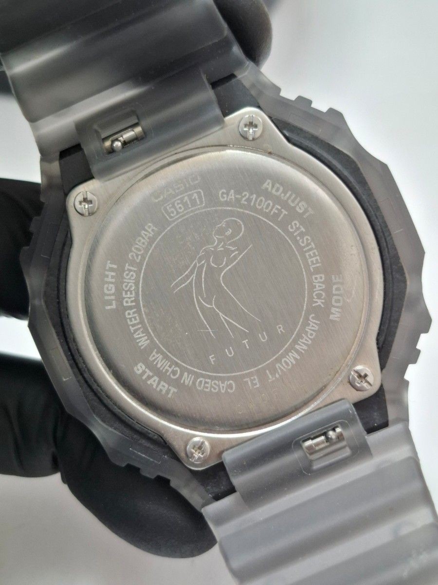 Used Watch G SHOCK GA 2100FT 8AJR FUTUR Collaboration Model with and Outer Box W