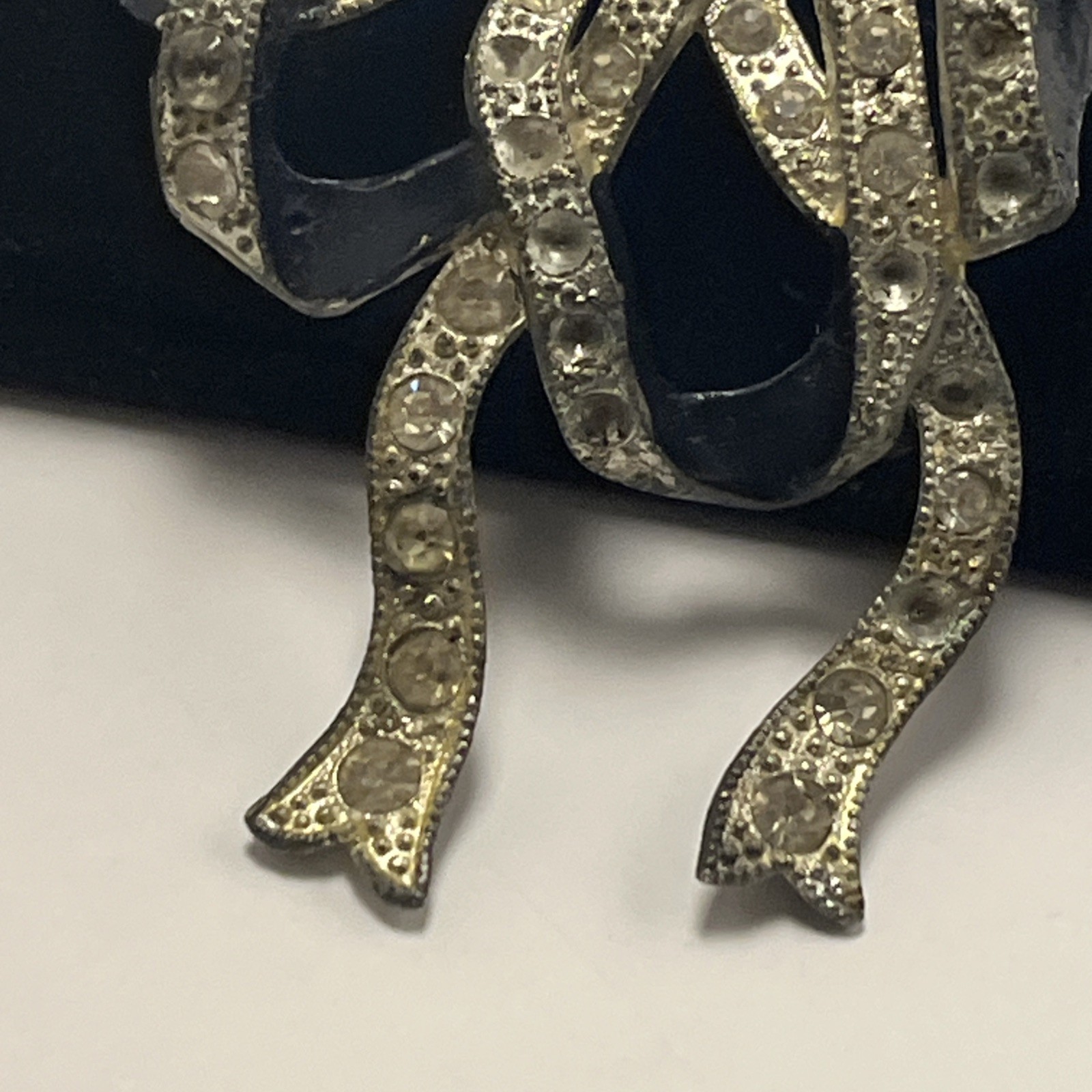 Vintage Marcel Boucher Bow Knot Brooch, See Photos, RARE ART DECO COLLECTIBLE!
