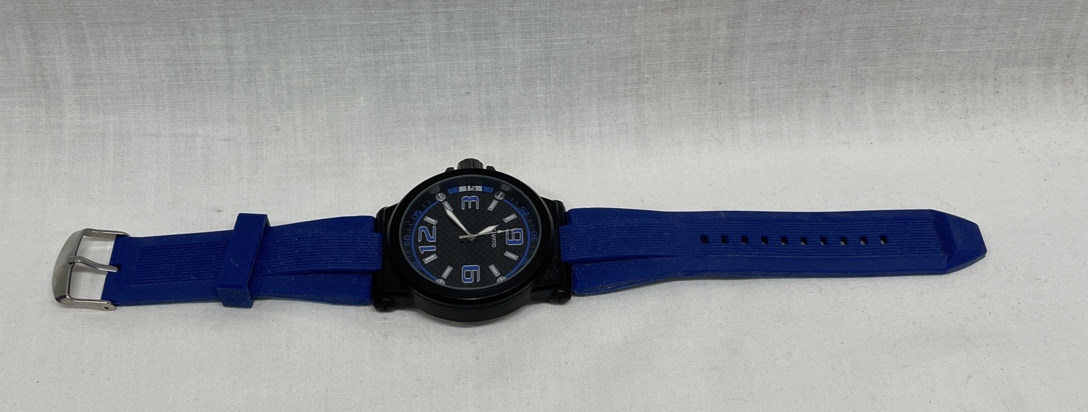 ACCUTIME WATCH CORP K40030612 Blue Plastic Band