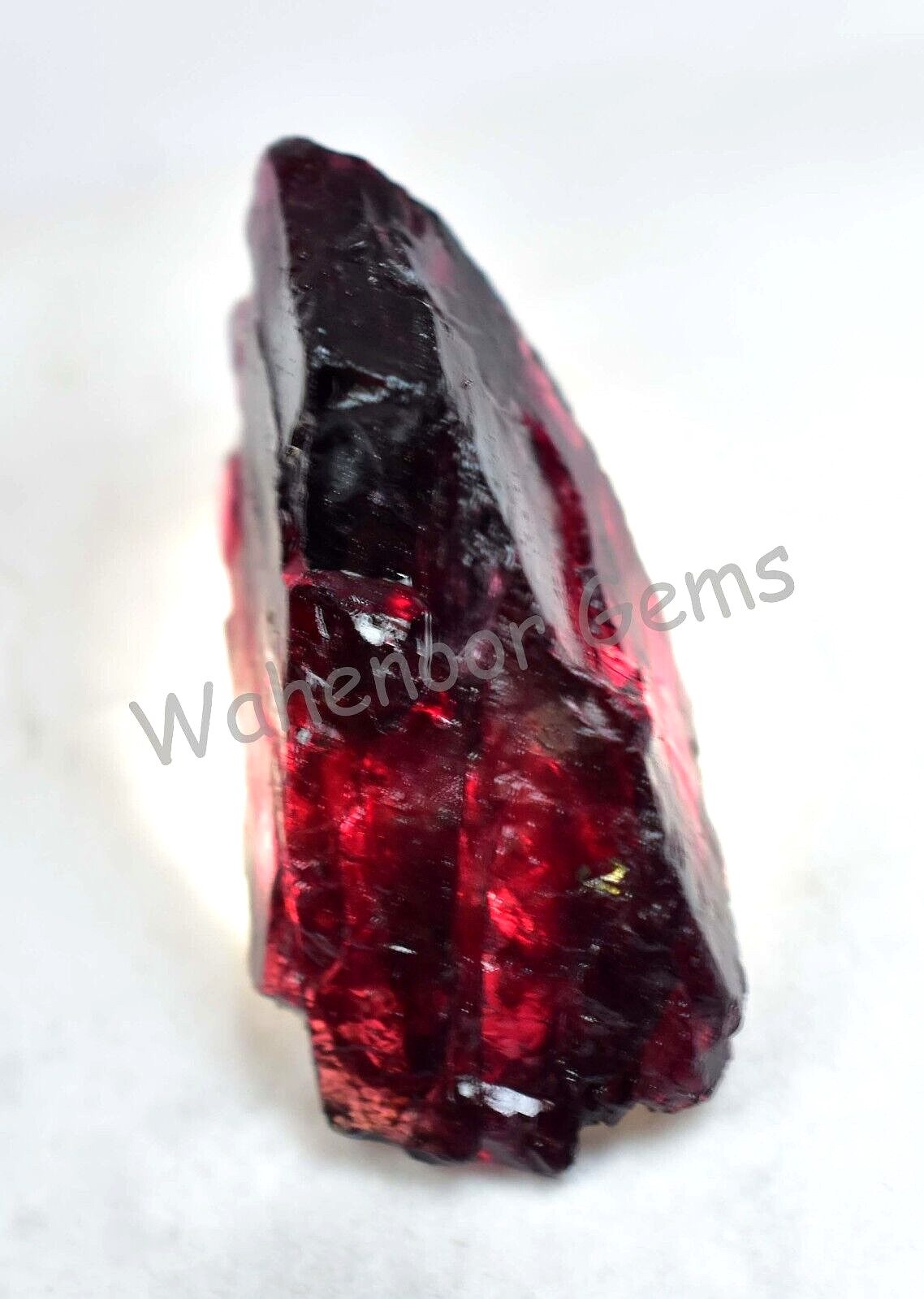 45.00 Ct Natural Red Brown Painite Rough Facet Top Quality Mogok AGL Certified