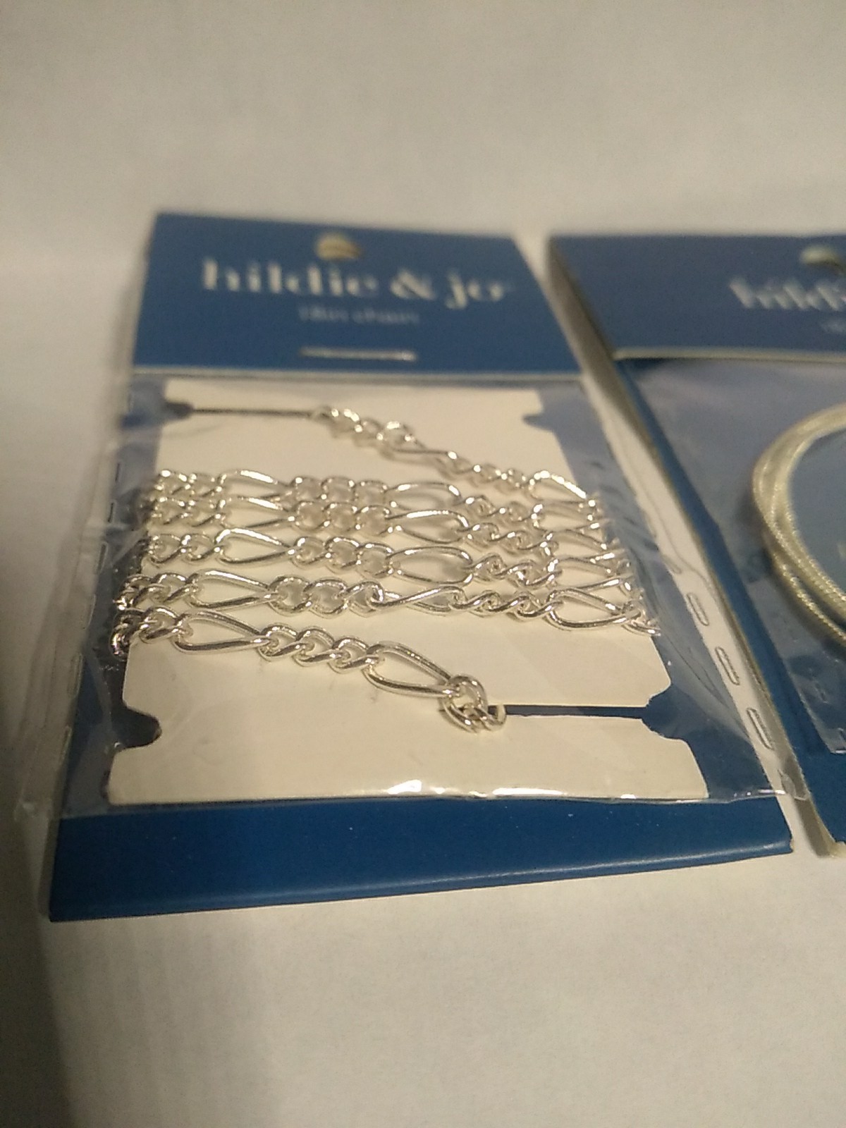 2X Hildie & Jo ~ 18″ Chain & 18″ Necklace Both SilverTone & New In Package!