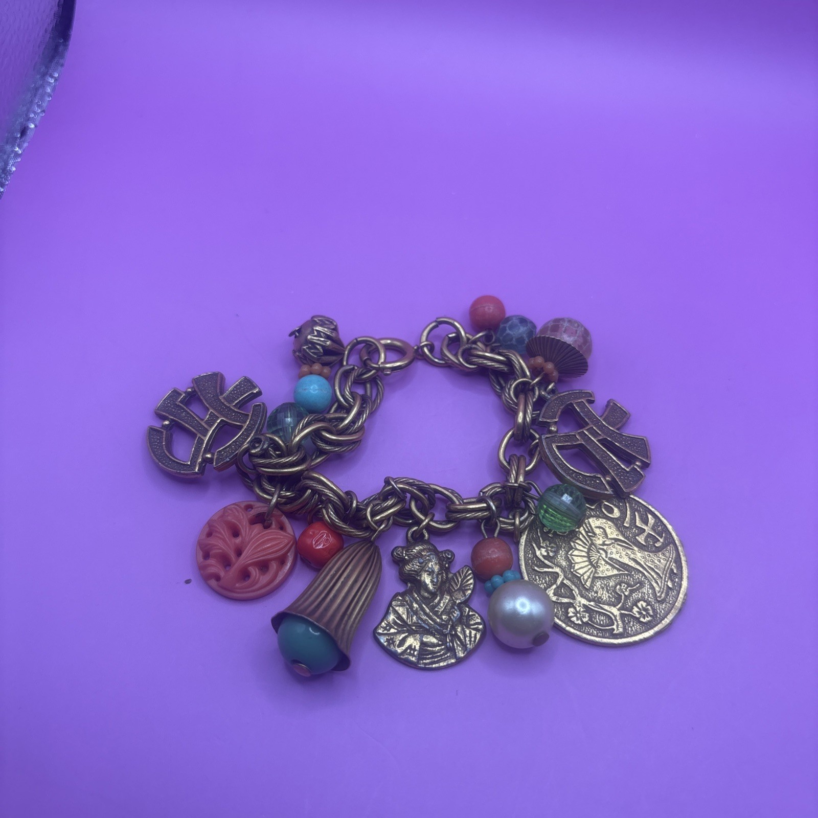 Asian Charms Bracelet Germany?? Vintage 1950’s/60’s