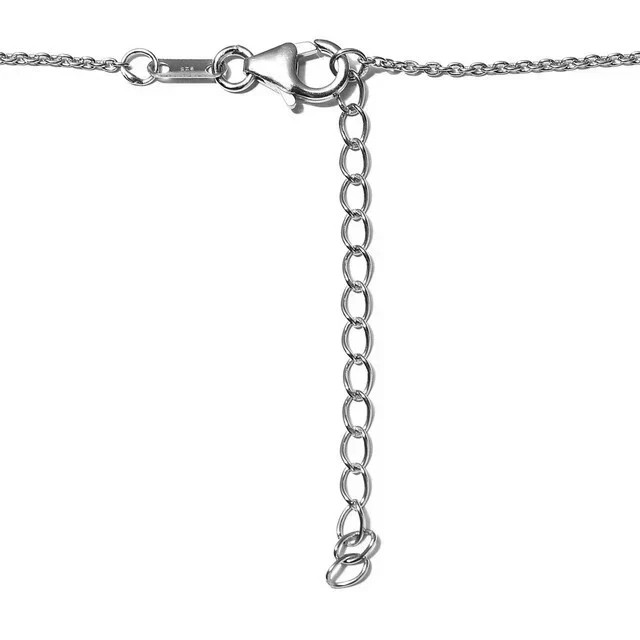 15TCW Oval Cut Lab Created Topaz & Diamond Tennis Necklace 925 Sterling Silver