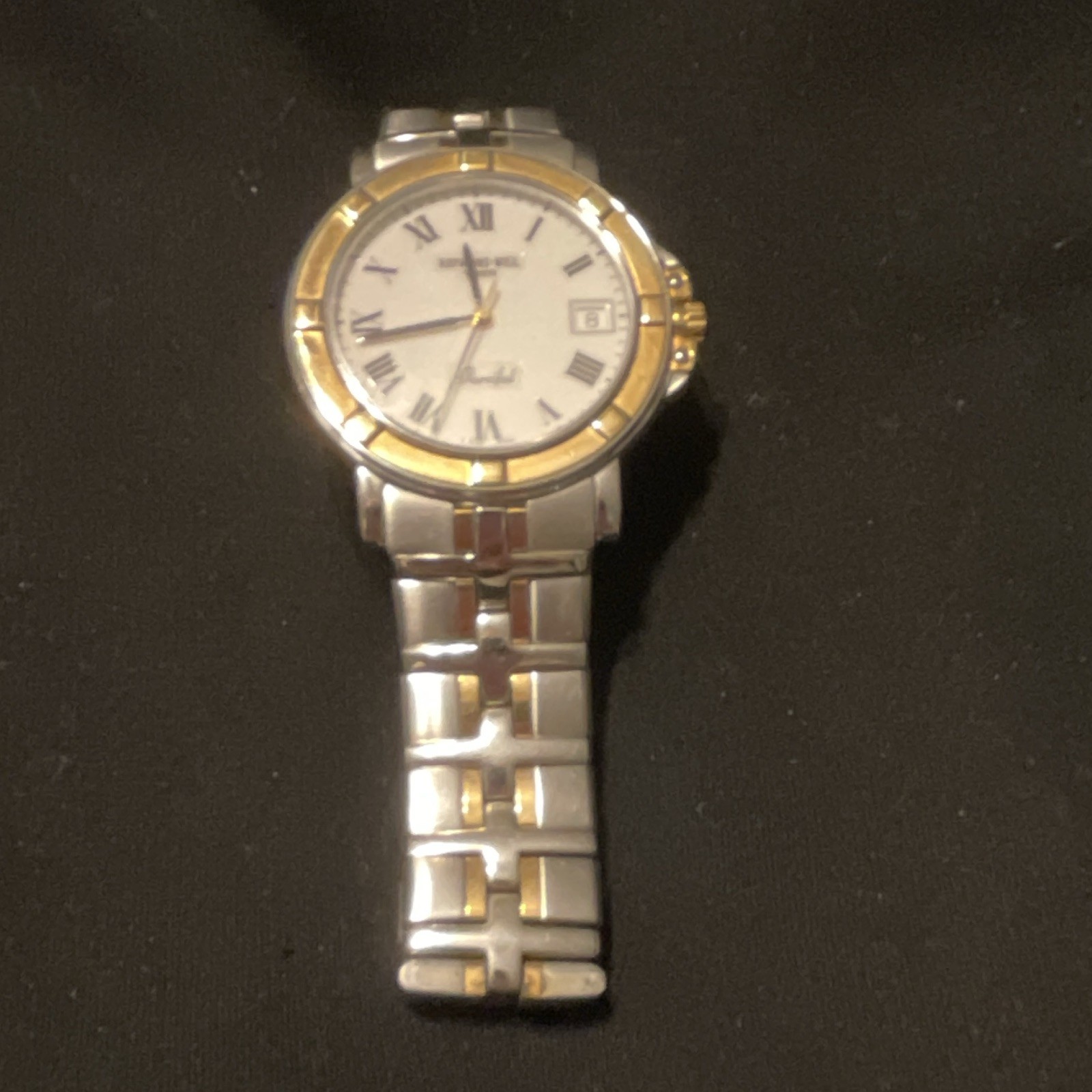 Raymond Weil Parsifal Men’s Quartz Two-Tone Bracelet White Roman Numeral Dial