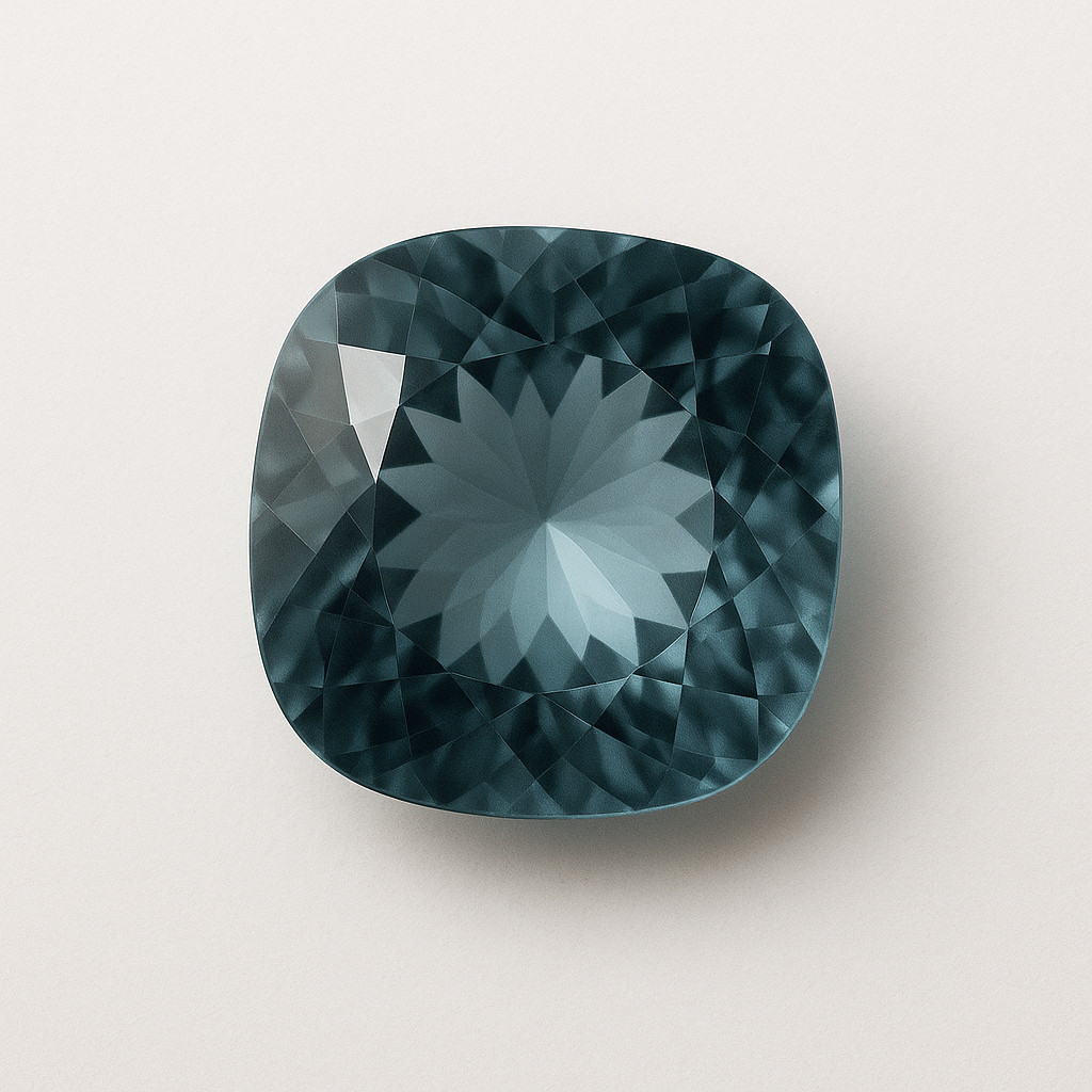 9.2 Ct Natural Blue Aquamarine Square Cushion Cut Certified Loose Gemstone
