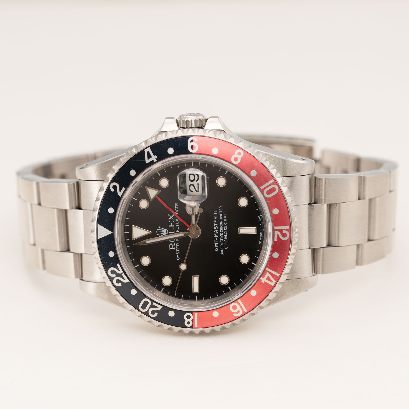 Rolex GMT-Master II Watch “Coke” 40mm 16710 Black Dial Watch