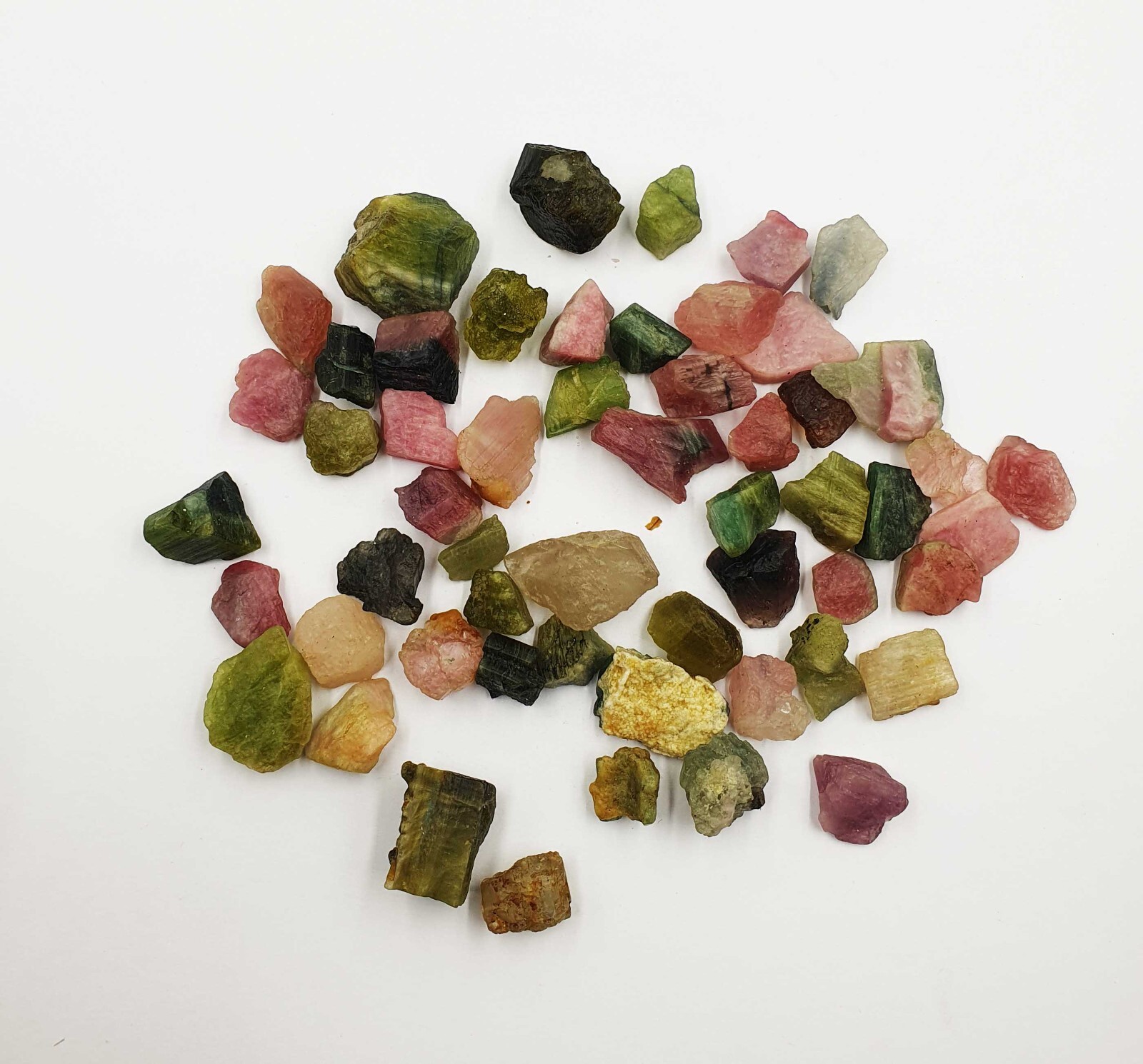 Natural Afghani Multi Tourmaline Pencil Form Rough, Multi tourmaline Rough Stone