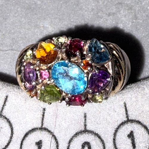 EFFY Balissima Collection, 925 Sterling Silver and 18K Yellow Gold Mixed Stones