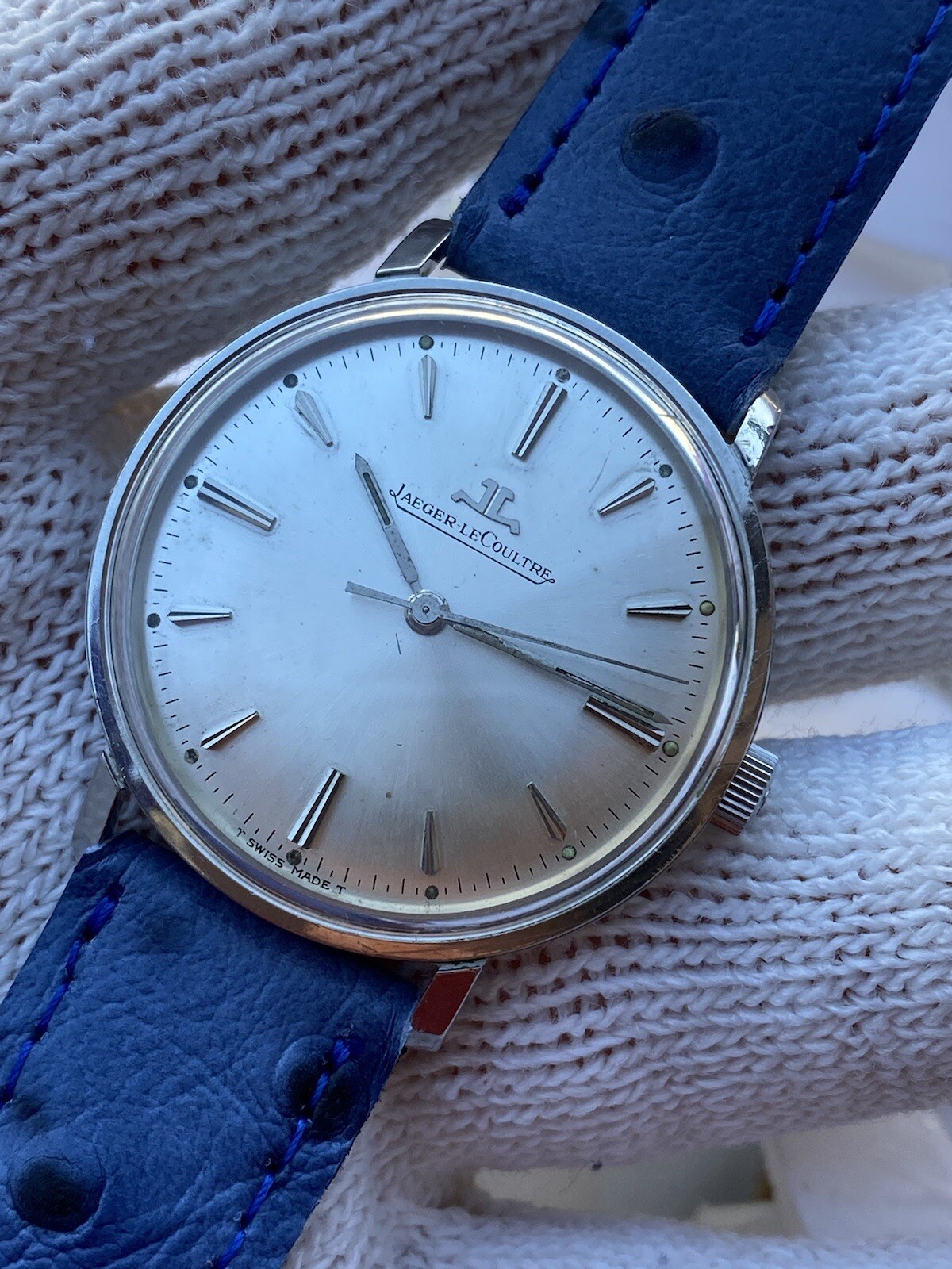 Jaeger Le Coultre Watch E20004 Manual Cal.K885 Mens 34mm Swiss Made