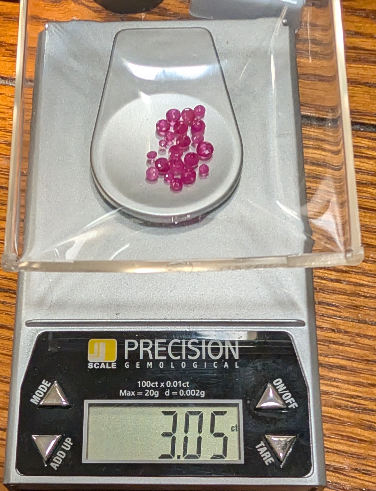 3.0 Cts Natural Pink Burma Rubies Round Gemstones Parcel