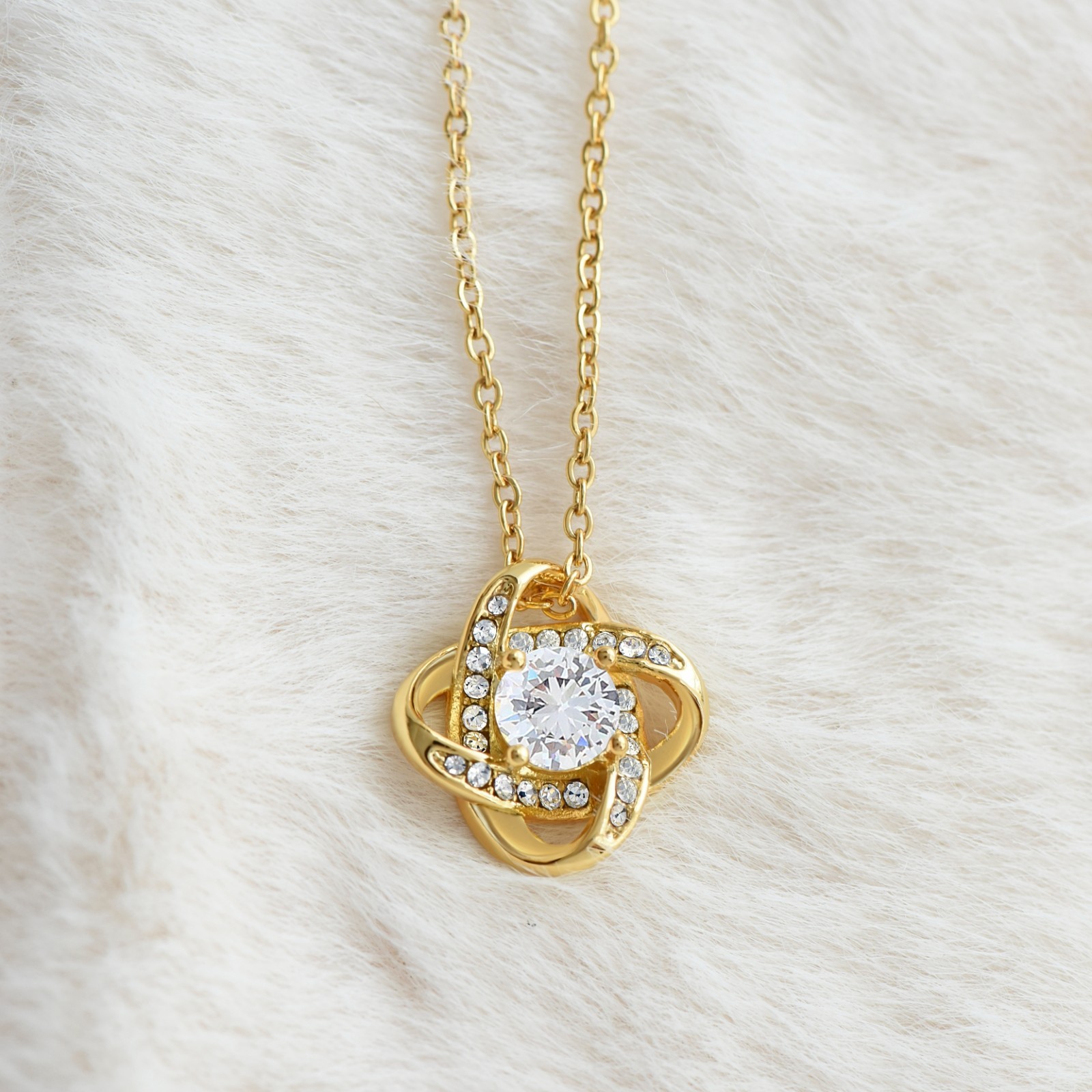 To My Mum Knot necklace mother’s day anniversary valentine’s birthday gift