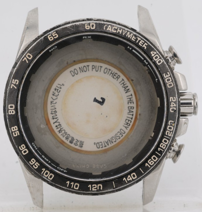 CITIZEN ECO-DRIVE PERPETUAL CHRONO WATCH CASE, E650-S075173 41.7mm 24mm LUG (LT)
