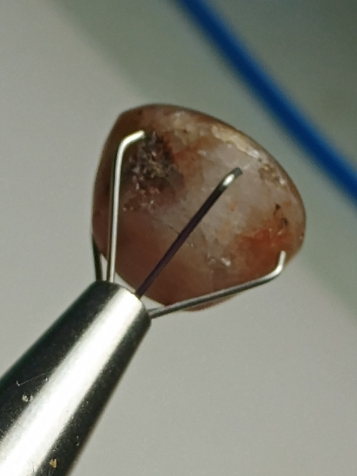 UNTREATED NATURAL PARTIAL STAR SAPPHIRE 13.45 Ct, Size 12.5 X 10.5 X 8.7 MM